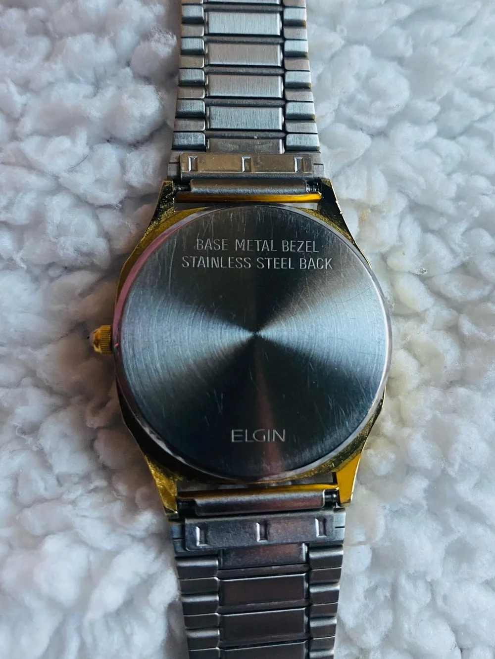 Vintage Elgin FC206012 Men’s Quartz Watch 70’s 80’s Gold Toned